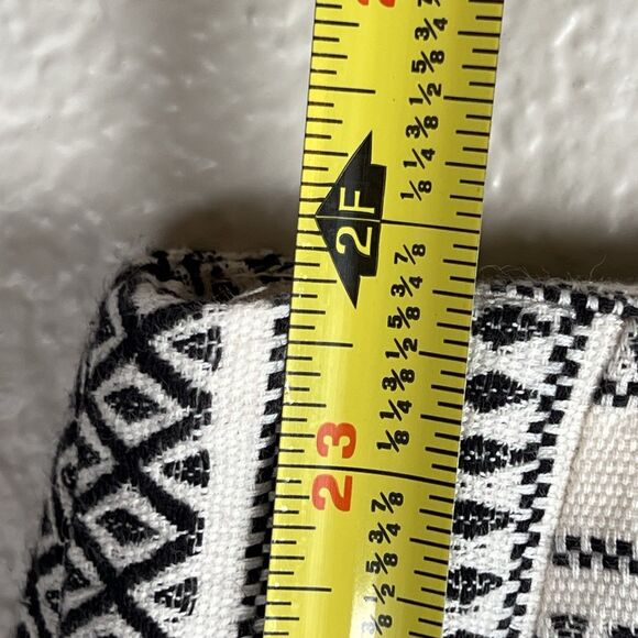 Ann Taylor Loft Sz 14 Pencil Skirt Knee Length High Rise Geometric Striped - Picture 7 of 10